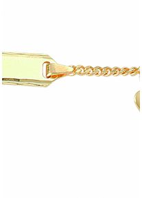 Adelia&acute;s Goldarmband ADELIA&acute;S "333 Gold Flach Panzer Armband Mit Motiven 14 cm &Oslash; 1,7 mm" Gr. 14, gold, Armb&auml;nder, Damen, Gelbgold 333, Goldarmband