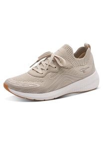 Slip-On Sneaker Tamaris, Damen, Gr. 40, creme, Lederimitat, Textil, unifarben, Schuhe Slip-On Sneaker, Slipper, Halbschuh in veganer Verarbeitung