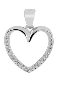 Adelia&acute;s Kettenanh&auml;nger ADELIA&acute;S "Damen Anh&auml;nger &iquest; Herzanh&auml;nger aus 925 Silber mit Zirkonia", silber, Schmuckanh&auml;nger, Damen, Kettenanh&auml;nger