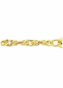 Adelia&acute;s Goldarmband ADELIA&acute;S "333 Gold Singapur Armband 18,5 cm &Oslash; 2,4 mm" Gr. 18,5, gold, Armb&auml;nder, Damen, Gelbgold 333, Goldarmband