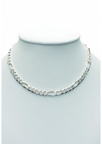 Adelia&acute;s Silberkette ADELIA&acute;S "925 Silber Figaro Halskette 45 cm &Oslash; 5,1 mm" Gr. 45, silber, Halsketten, Damen, Silber 925 (Sterlingsilber), Silberkette