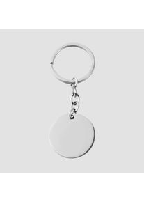 Adelia&acute;s Kettenanh&auml;nger ADELIA&acute;S "Unisex Anh&auml;nger &iquest; Schl&uuml;ssel M&uuml;nzanh&auml;nger aus Edelstahl", silber, Schmuckanh&auml;nger, Damen, Edelstahl, Kettenanh&auml;nger