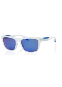 Sonnenbrille Superdry "Modell 996074", Herren, wei&szlig;, leicht durchscheinend, matt, Sonnenbrillen Sonnenbrille, Form Karree/Eckig, Logoschriftzug auf B&uuml;gel, Kunststofffassung