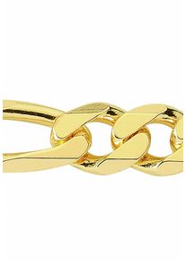 Adelia&acute;s Silberarmband ADELIA&acute;S "vergoldet Figaro Armband 21 cm &Oslash; 5,8 mm" Gr. 21, gold, Armb&auml;nder, Damen, Silber 925 (Sterlingsilber), Silberarmband