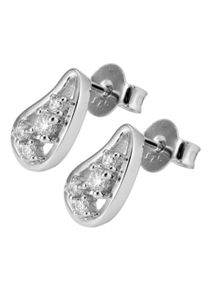 Adelia&acute;s Paar Ohrstecker ADELIA&acute;S "Damen Ohrringe &iquest; Ohrstecker aus 925 Silber mit Zirkonia", silber, Ohrringe, Damen, Silber 925 (Sterlingsilber), Paar Ohrstecker