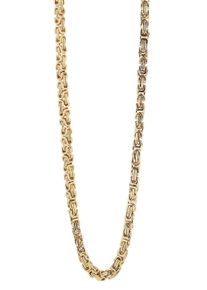 Adelia&acute;s K&ouml;nigskette ADELIA&acute;S "Unisex Halskette &iquest; K&ouml;nigskette aus Edelstahl 55 cm" Gr. 55, gold, Halsketten, Damen, Edelstahl, K&ouml;nigskette