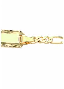 Adelia&acute;s Goldarmband ADELIA&acute;S "333 Gold Figaro Armband 14 cm &Oslash; 2,1 mm" Gr. 14, gold, Armb&auml;nder, Damen, Gelbgold 333, Goldarmband