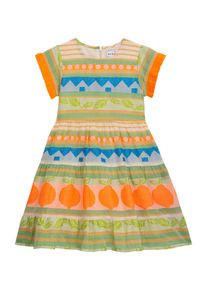 Sommerkleid DANAMADE "DANAMADE Dresses DFRIDA", M&auml;dchen, Gr. 152, orange, Obermaterial: 60% Baumwolle, 40% Polyester; Futter: 100% Baumwolle, Kleider Sommerkleid