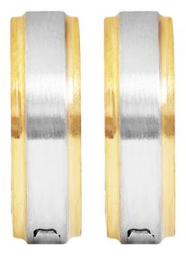 Adelia&acute;s Paar Creolen ADELIA&acute;S "Unisex Ohrringe &iquest; Klappcreole aus Edelstahl", silber, Ohrringe, Damen, Edelstahl, Paar Creolen