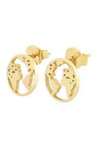 Adelia&acute;s Paar Ohrstecker ADELIA&acute;S "Damen Ohrringe &iquest; Ohrstecker Unendlichkeitszeichen aus 925 Silber", gold, Ohrringe, Damen, Silber 925 (Sterlingsilber), Paar Ohrstecker