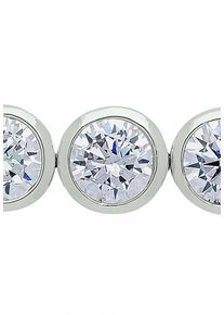 Adelia&acute;s Silberarmband ADELIA&acute;S "925 Silber Armband mit Zirkonia 19 cm &Oslash; 4 mm" Gr. 19, silber, Armb&auml;nder, Damen, mit Zirkonia, Silber 925 (Sterlingsilber), Silberarmband