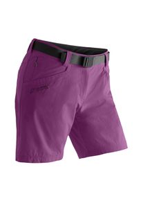 Funktionsshorts Maier Sports "Lulaka Shorts", Damen, Gr. 46, Normalgr&ouml;&szlig;en, lila, 90% Polyamid, 10% Elasthan, Hosen Funktionsshorts, Damen Shorts, kurze Wanderhose, Outdoorhose mit 4 Taschen, Regular Fit