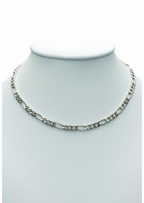 Adelia&acute;s Silberkette ADELIA&acute;S "925 Silber Figaro Halskette 45 cm &Oslash; 4,6 mm" Gr. 45, silber, Halsketten, Damen, Silber 925 (Sterlingsilber), Silberkette