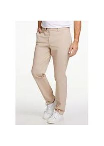 Chinos Bison "Chinos Modern Fit", Herren, Gr. 28, beige (sand), Obermaterial: 99% Baumwolle, 1% Elasthan; Futter: 65% Polyester, 35% Baumwolle, unifarben, normal, Hosen