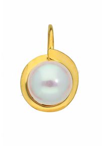 Adelia&acute;s Paar Ohrstecker ADELIA&acute;S "585 Gold Boutons mit S&uuml;&szlig;wasser Zuchtperle &Oslash; 6,6 mm", gold, Ohrringe, Damen, Gelbgold 585, Paar Ohrstecker