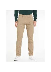 Chinohose Tommy Hilfiger "Chino Denton 1985 PIMA CO", Herren, Gr. 31, L&auml;nge 32, beige, Obermaterial: 96% Baumwolle, 4% Elasthan, normal, Hosen Chinohose