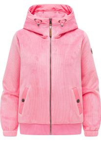 Fleecejacke Ragwear "Fleecejacke Cousy Short Bonded", Damen, Gr. XS, rosa (pink26), Obermaterial: 91% Polyester PES. 9% Elasthan EL. Obermaterial: Futter: 94% Polyester PES. 6% Elasthan EL., gerade, hoch geschlossener Ausschnitt, &Auml;rmel ohne &Auml;rmelschlitz elastischer Bund, Jacken Fleecejacke, &Uuml;bergangsjacke mit kuscheligem Teddyfell-Innenfutter