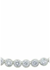 Adelia&acute;s Kette ohne Anh&auml;nger ADELIA&acute;S "925 Silber Halskette mit Zirkonia 42 cm &Oslash; 5 mm" Gr. 42, silber, Halsketten, Damen, mit Zirkonia, Silber 925 (Sterlingsilber), Kette ohne Anh&auml;nger