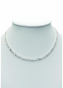 Adelia&acute;s Silberkette ADELIA&acute;S "925 Silber Figaro Halskette 45 cm &Oslash; 3,4 mm" Gr. 45, silber, Halsketten, Damen, Silber 925 (Sterlingsilber), Silberkette