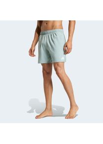 Badeshorts adidas Performance "SWIM 5-INCH", Herren, Gr. XXL, N-Gr, wonder sage, wei&szlig;, Obermaterial: 100% Polyester, Badehosen Badeshorts