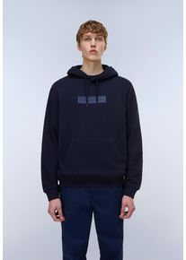 Kapuzensweatshirt Napapijri, Herren, Gr. XL, blu marine, Obermaterial: 90% Baumwolle, 10% Polyester, normal, Rundhals, Sweatshirts Kapuzensweatshirt