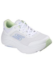 Sneaker Skechers "MAX CUSHIONING", Damen, Gr. 37, wei&szlig;, mint, Lederimitat, Mesh, Schuhe Sneaker, Laufschuh, Sportschuh, Schn&uuml;rschuh, Freizeitschuh mit Max Cushioning