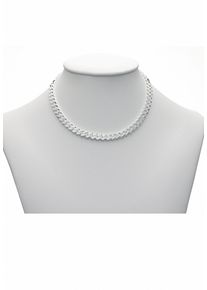 Adelia&acute;s Silberkette ADELIA&acute;S "925 Silber Flach Panzer Halskette 50 cm &Oslash; 6 mm" Gr. 50, silber, Halsketten, Damen, Silber 925 (Sterlingsilber), Silberkette