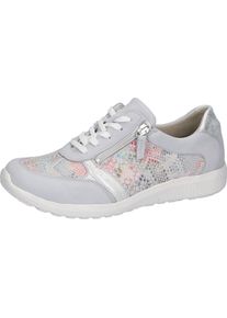 Waldl&auml;ufer Schn&uuml;rschuh WALDL&Auml;UFER "M-IRA-Soft", Damen, Gr. 7,5 (41), hellgrau multicolor, Nappaleder, Nubukleder, Textil, Veloursleder, Schuhe Schn&uuml;rschuh, Freizeitschuh, Halbschuh, Schn&uuml;rschuh, Schuhweite M (=extrem weit)