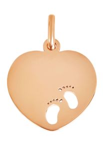 Adelia&acute;s Kettenanh&auml;nger ADELIA&acute;S "Damen Anh&auml;nger &iquest; Herz Gravuranh&auml;nger aus Edelstahl", gold, Schmuckanh&auml;nger, Damen, Edelstahl, Kettenanh&auml;nger