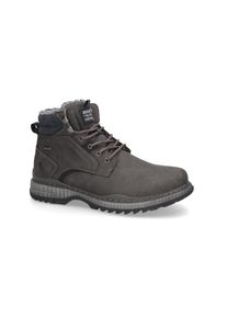 Winterboots Dockers by Gerli, Herren, Gr. 42, grau (dunkelgrau), Lederimitat, Schuhe Winterboots, Schn&uuml;rboots mit Warmfutter