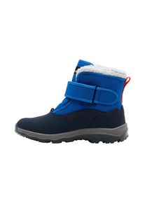 Winterstiefel Jack Wolfskin "VOJO SHELL TEXAPORE MID VC K", Jungen, Gr. UK12-EU31, Normalschaft, blau (crisp, cobalt), Hauptmaterial: Leather . .Second Material: Synthetic. Futter: Texapore Ecosphere Pro .Sole: Rubber / EVA. 100% Rubber/ EVA, Schuhe Winterstiefel