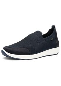 Slip-On Sneaker Ara "LISSABON", Damen, Gr. 4 (37), blau (dunkelblau), Microfaser, Textil, unifarben, Schuhe Slip-On Sneaker, Slipper, Sneaker in Komfortweite G (= weit)