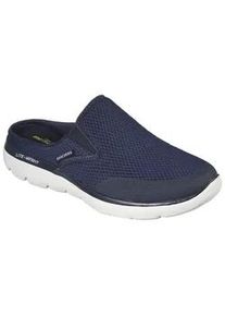 Clog Skechers "SUMMITS", Herren, Gr. 39, blau (navy), Textil, Schuhe Sommerschuh, Sommerschuh, Schlappen, Urlaub, im sportiven Look, Topseller