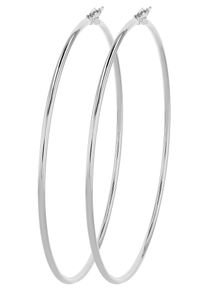 Adelia&acute;s Paar Creolen ADELIA&acute;S "Damen Ohrringe &iquest; Creole aus Edelstahl", silber, Ohrringe, Damen, Edelstahl, Paar Creolen