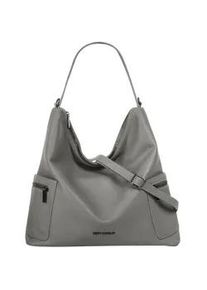 Umh&auml;ngetasche Betty Barclay, Damen, Gr. B/H/T: 36cm x 34cm x 13cm onesize, grau, Kunstfaser, leicht gl&auml;nzend, unifarben, Taschen Umh&auml;ngetasche