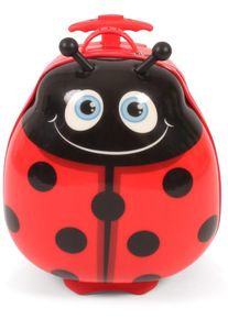 Bayer Chic 2000 Kinderkoffer CHIC2000 "Bouncie, Marienk&auml;fer", M&auml;dchen, Gr. B/H/T: 30cm x 40cm x 56cm, rot (rot, schwarz), Koffer Kinderkoffer, Hartschalen-Trolley