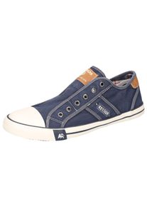 Slip-On Sneaker Lerros, Damen, Gr. 46, jeansblau, Textil, kontrastfarbene Details, Schuhe Slip-On Sneaker, Schlupfschuh, Halbschuh, Sneaker im l&auml;ssigen Look