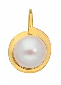 Adelia&acute;s Paar Ohrstecker ADELIA&acute;S "333 Gold Boutons mit S&uuml;&szlig;wasser Zuchtperle &Oslash; 6,6 mm", gold, Ohrringe, Damen, Gelbgold 333, Paar Ohrstecker