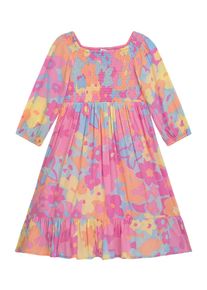 Sommerkleid DANAMADE "DANAMADE Dresses DLILLY", M&auml;dchen, Gr. 116, multicolor, Obermaterial: 100% Viskose; Futter: 100% Baumwolle, Kleider Sommerkleid