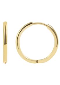 Adelia&acute;s Paar Creolen ADELIA&acute;S "Damen Ohrringe &iquest; Klappcreole aus Edelstahl", gold, Ohrringe, Damen, Edelstahl, Paar Creolen