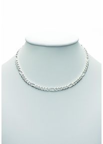 Adelia&acute;s Silberkette ADELIA&acute;S "925 Silber Figaro Halskette 50 cm &Oslash; 4,4 mm" Gr. 50, silber, Halsketten, Damen, Silber 925 (Sterlingsilber), Silberkette