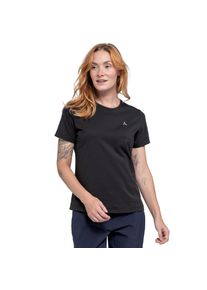 Sch&ouml;ffel T-Shirt SCH&Ouml;FFEL "T Shirt Hohberg L", Damen, Gr. 38, schwarz, Obermaterial: 60% Baumwolle, 40% Polyester, normal, Rundhals, Shirts T-Shirt, sportliche Passform, Kurzarm, f&uuml;r Trekking und Freizeit