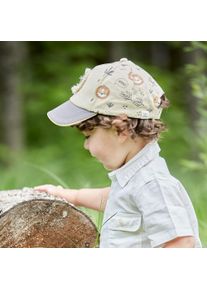 Baseball Cap MaxiMo, Jungen, Gr. 45/47, sand, multicolor, Canvas, Obermaterial: 100% Baumwolle, Caps Baseball Cap, individuell Gr&ouml;&szlig;enverstellbar