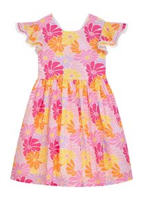 Sommerkleid DANAMADE "DANAMADE Dresses DRUBY", M&auml;dchen, Gr. 152, orange, Obermaterial: 100% Baumwolle. Futter: 100% Baumwolle, Kleider Sommerkleid