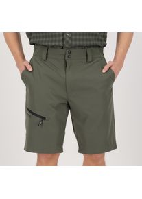 Shorts DEPROC Active "KENTVILLE V Full Stretch Short", Damen, Gr. XL, Normalgr&ouml;&szlig;en, olive, 92% Polyester; 8% Elasthan, Hosen Shorts, auch in Gro&szlig;en Gr&ouml;&szlig;en erh&auml;ltlich