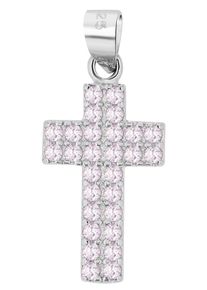 Adelia&acute;s Kreuzanh&auml;nger ADELIA&acute;S "Damen Anh&auml;nger &iquest; Kreuz Kreuzanh&auml;nger aus 925 Silber mit Zirkonia", silber, Schmuckanh&auml;nger, Damen, Kreuzanh&auml;nger