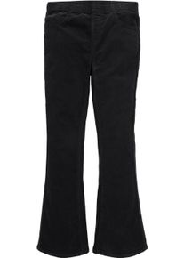 Cordhose LEVI'S KIDS, M&auml;dchen, Gr. 12 (152), N-Gr, schwarz (caviar), Cord, Obermaterial: 98% Baumwolle, 2% Elasthan, bootcut fit lang, Hosen Cordhose