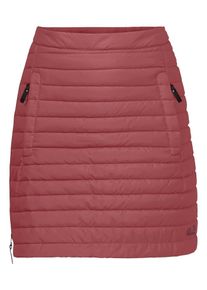 A-Linien-Rock Jack Wolfskin "ICEGUARD SKIRT", Damen, Gr. XS, rot (rot, coral), Obermaterial: 100% Polyester. Futter: 100% Polyester. F&uuml;llung: 100% Polyester, R&ouml;cke A-Linien-Rock