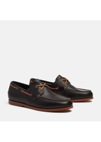 Bootsschuh Timberland "CEDAR BAY ESSENTIAL BOAT SHOE", Herren, Gr. 47,5, dk grn f grain, Leder, Schuhe Bootsschuh, aus Leder