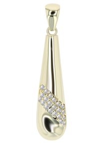 Adelia&acute;s Kettenanh&auml;nger ADELIA&acute;S "Damen Anh&auml;nger aus 333 Gold mit Zirkonia", gold, Schmuckanh&auml;nger, Damen, Kettenanh&auml;nger